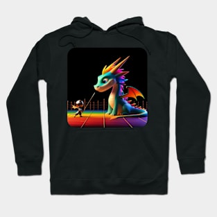 Rufie the Dragon - Fencing #28 Hoodie